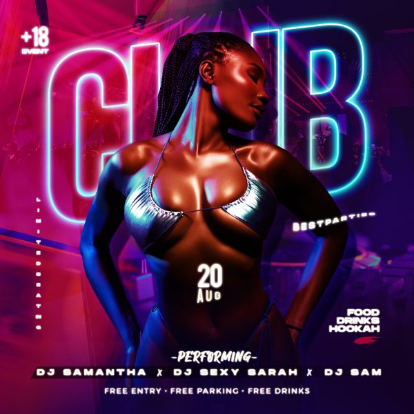 Club Nights Instagram Banner