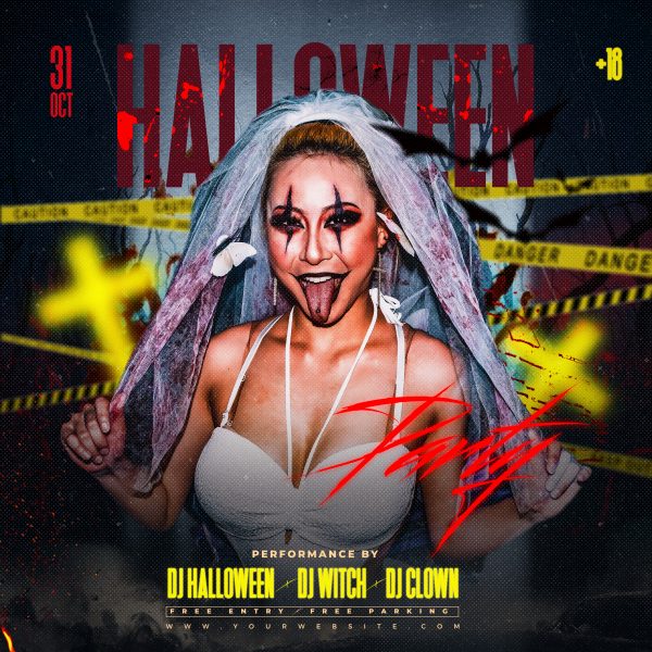 Halloween Party Instagram Banner