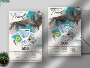 Holiday Travel Free Flyer PSD Template