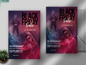 Black Friday Sale Free PSD Flyer Template