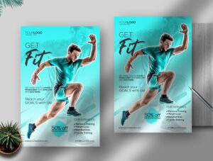 Gym and Fitness Free PSD Flyer Template