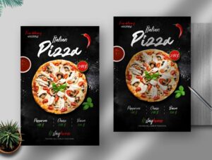 Italian Pizza Delivery Free PSD Flyer Template