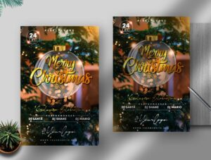 Merry Christmas Free PSD Flyer Template