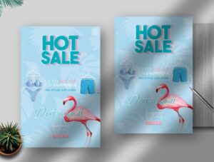 Summer Hot Sale Free Flyer Template (PSD)